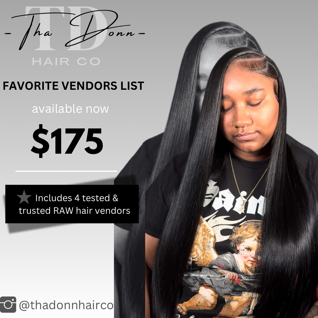 Favorite Vendors List